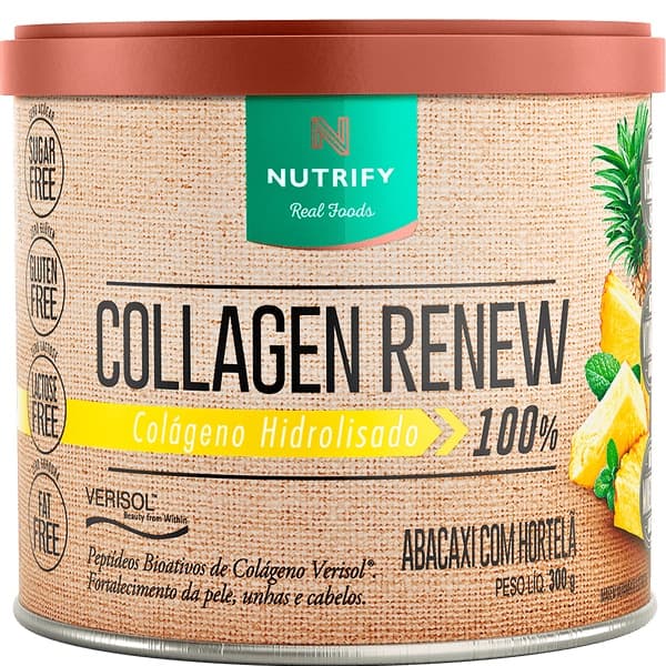 Collagen Renew Hidrolisado Nutrify - 300g - Colágeno Verisol