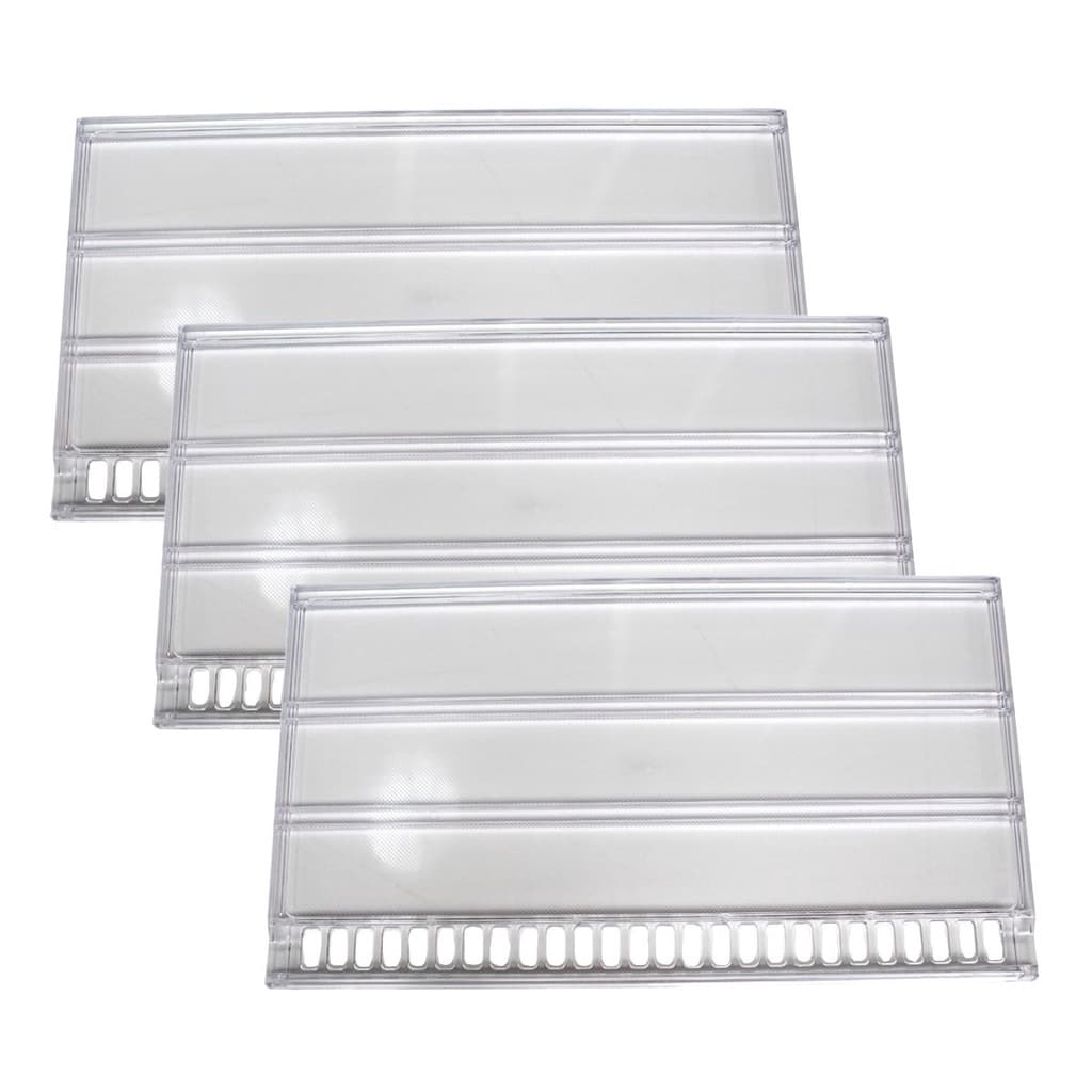 3 Prateleiras Acrílica Geladeira Continental Original 60x34