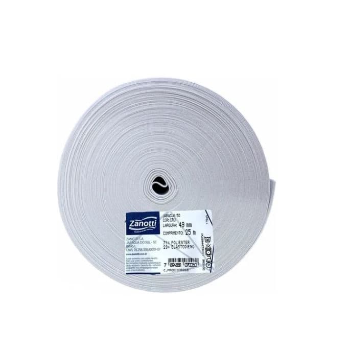 ELASTICO  50MM ROLO 25 METROS