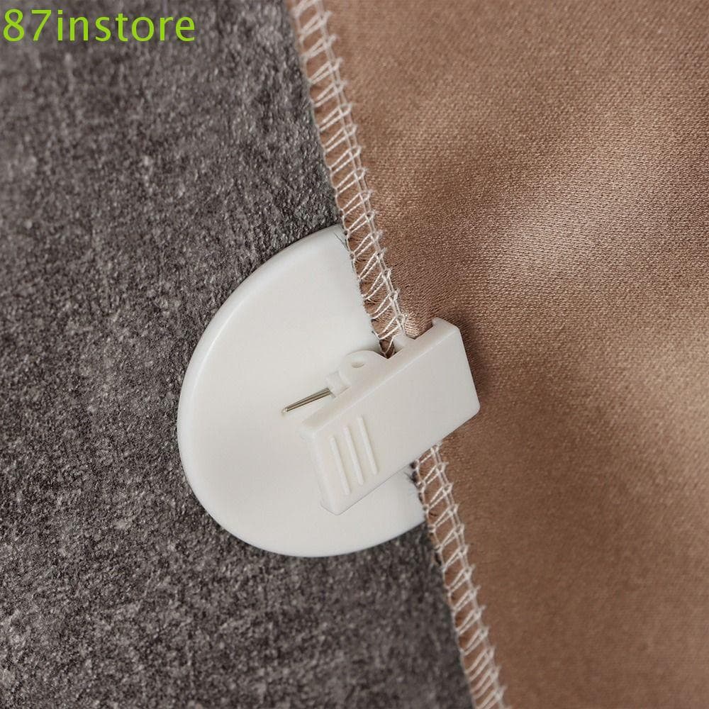 INSTORE1 Clipe De Cortina Sem Costura Fixo Montado Na Parede Poderosa Fivela Anti Respingo À Prova De Vento