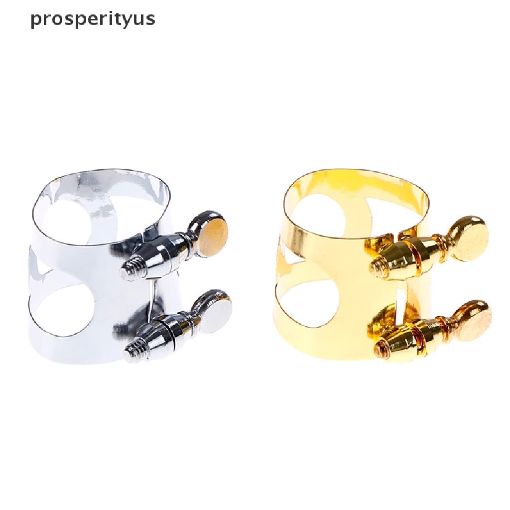 [prosperityus] Ligadura De Boca De Níquel Clarinete Com Parafusos Duplos Ajustar A Da [BR]