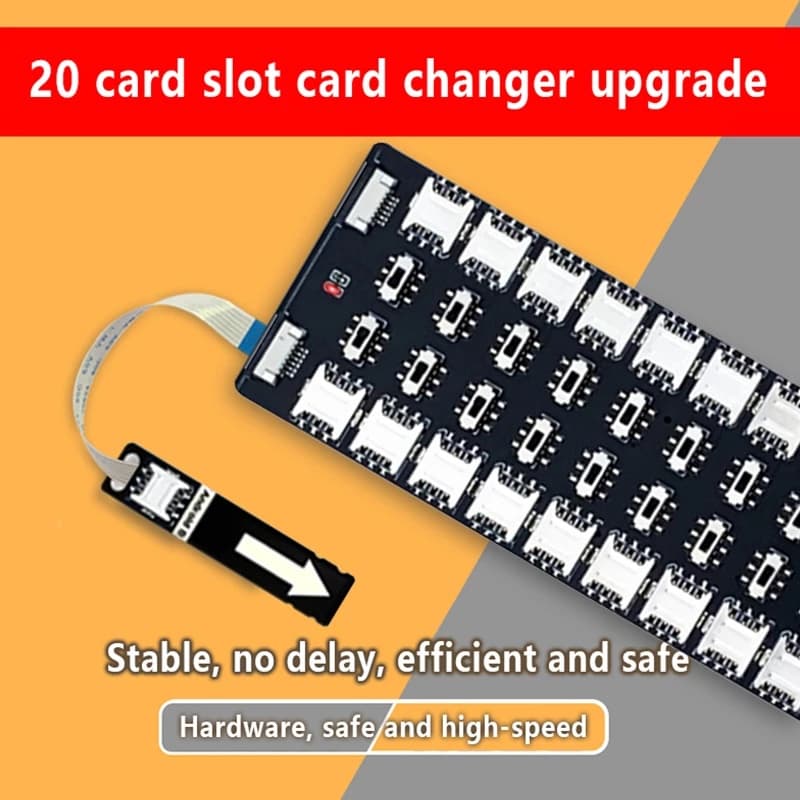 Trocador De Cartão De Celular Dispositivo Multi-Slot Externo Android Universal 20 Expansão