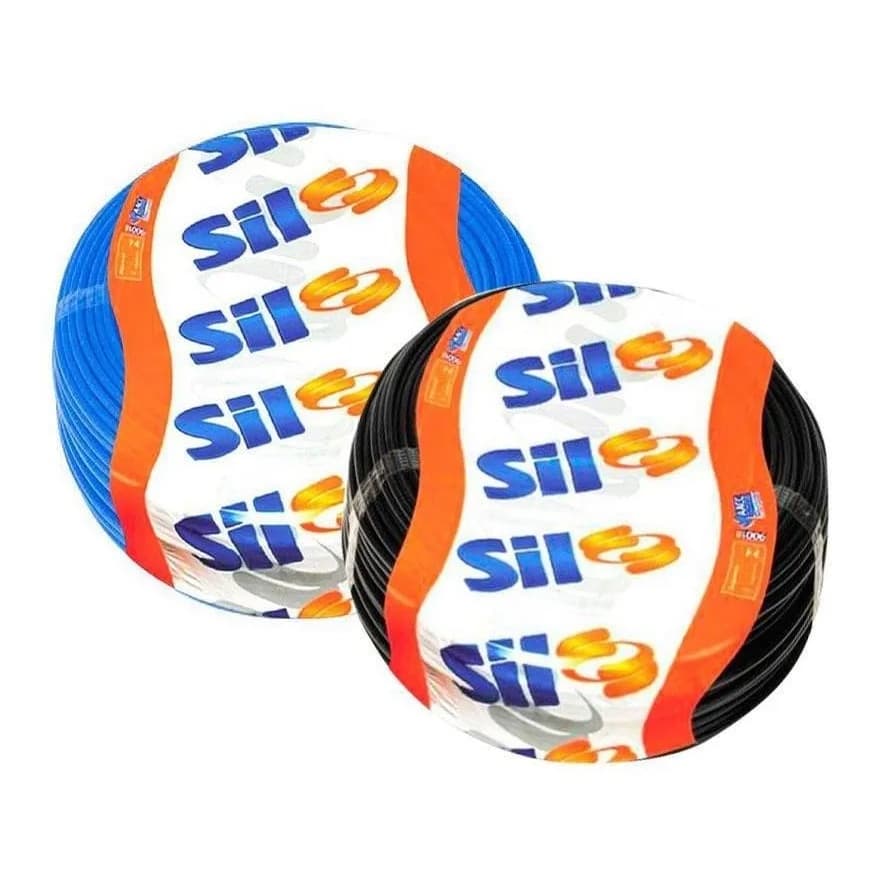 Fio Cabo Flexível 10mm 50 Metros Sil Cores