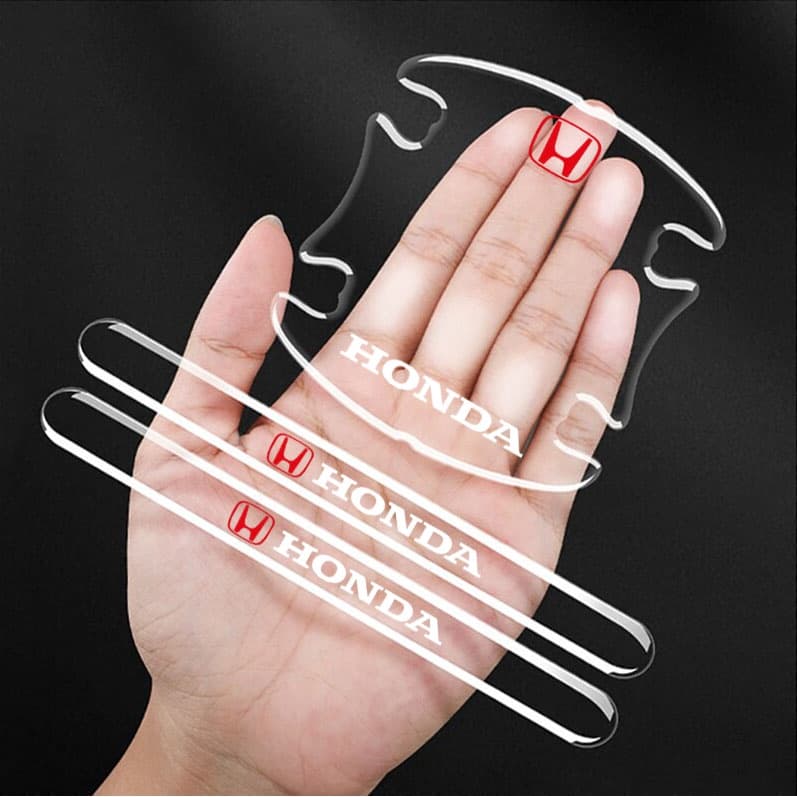 HONDA ACCORD BRIO BR-V CITY CIVIC CR FIT HR JAZZ MOBILIO Maçaneta Protetora Da Porta Do Carro Tampa Interna Adesivo Anti Arranhões