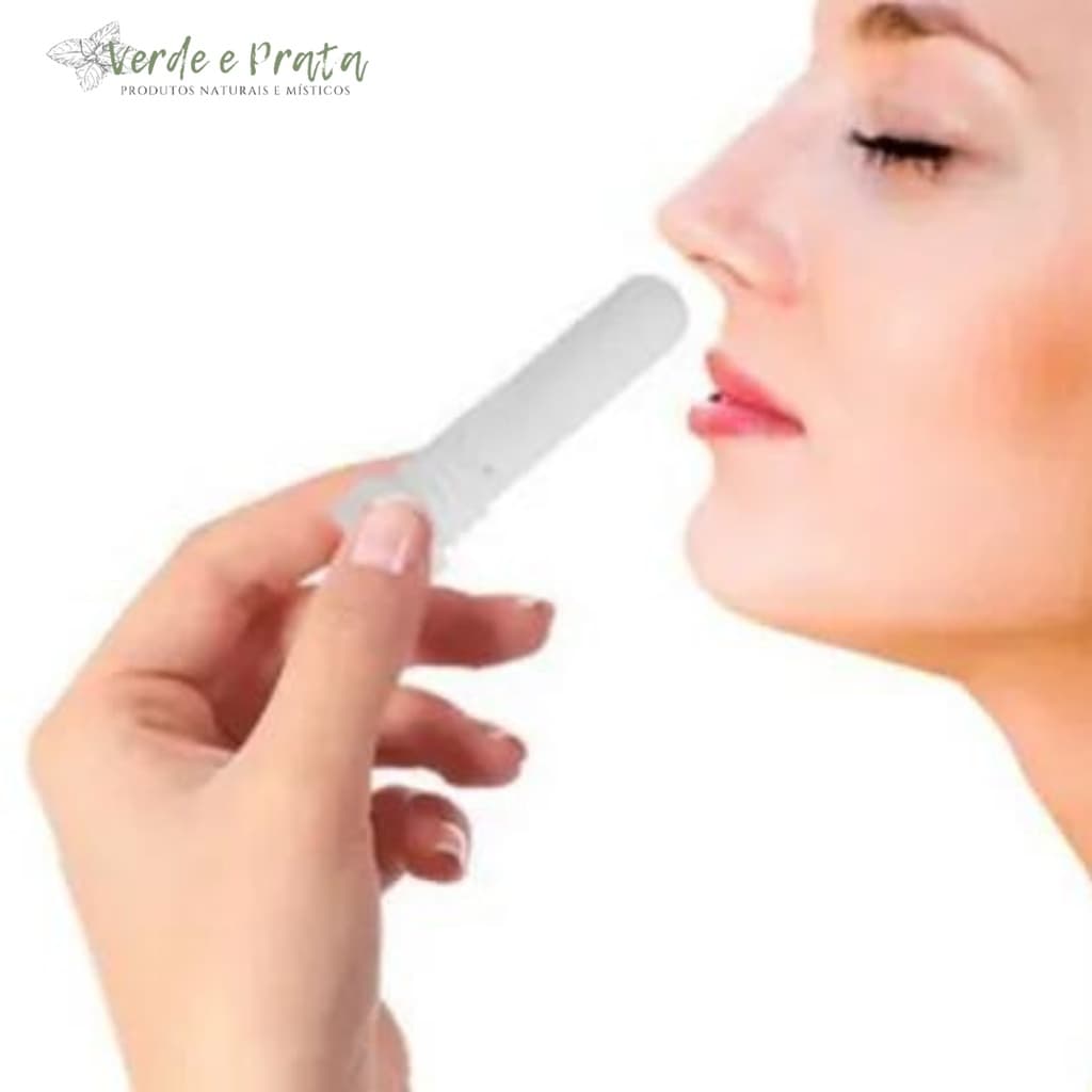 Frasco para Inalador Nasal Pessoal p/ Aromaterapia e Essências c/ Refil