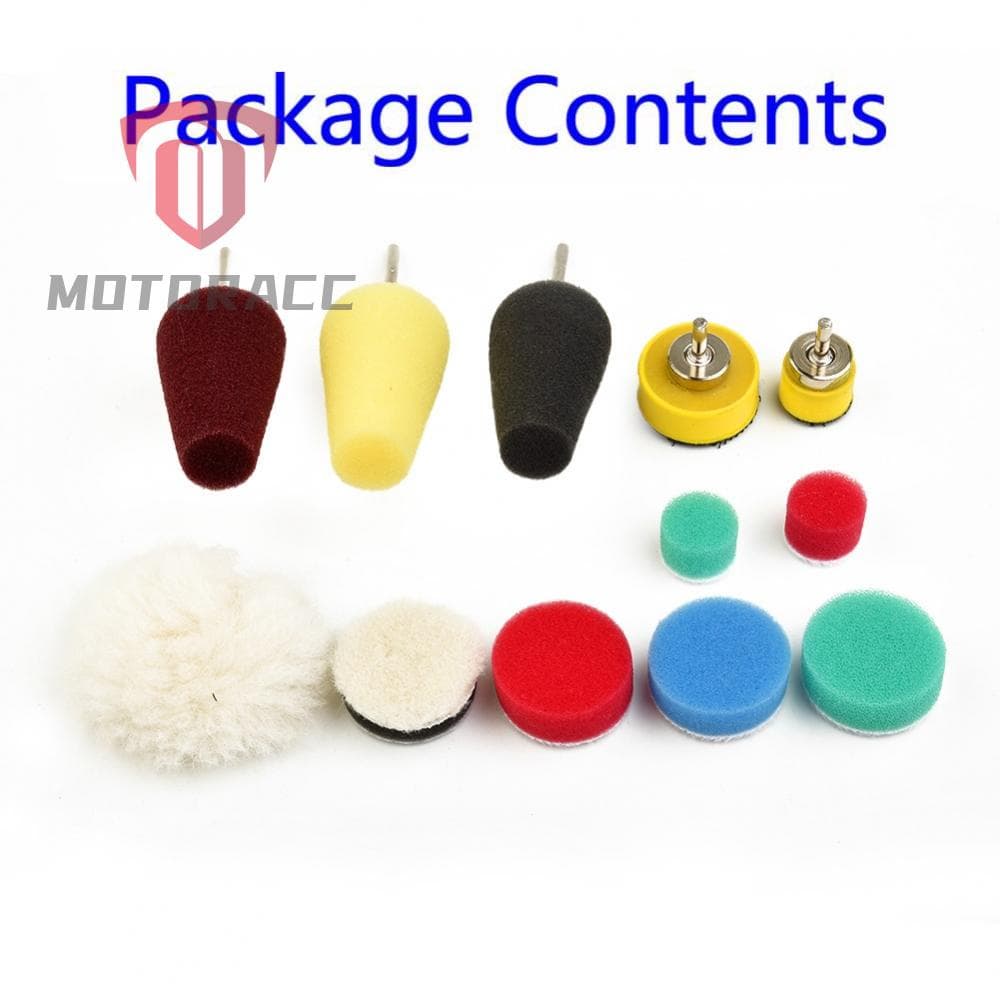 13x Kit De Esponjas De Polimento Automóvel Roda De Cone De Espuma Para Perfuração