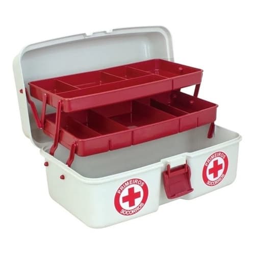 Maleta de Primeiros Socorros c/ 2 Bandejas MPS Arqplast