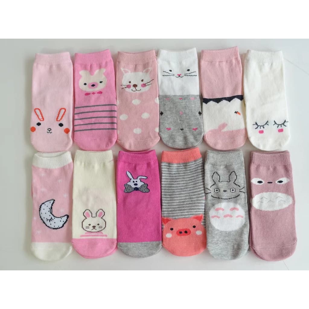 KIT 3 -12 Meia Infantil Feminina /Masculina (Algodão)