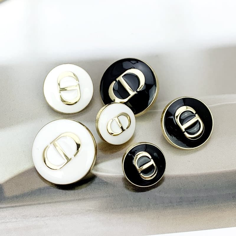 10 Peças Acessórios De Decoração De Roupas Botões De Metal Diamante Costura Feitos À Mão CD De Moda Feminino