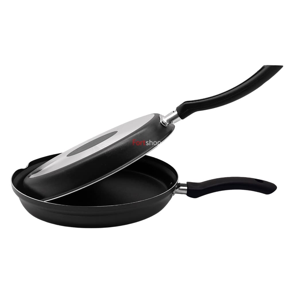 Frigideira Dupla Omeleteira Reforçada Alumínio Antiaderente 24 Cm | Sanduicheira Panquequeira