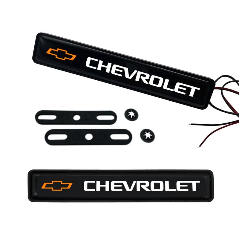 Car Front Grille LED Lamp Logo Decoration For Chevrolet Accessories Spark Cruze Captiva Lacetti Aveo Trax Malibu Camaro
