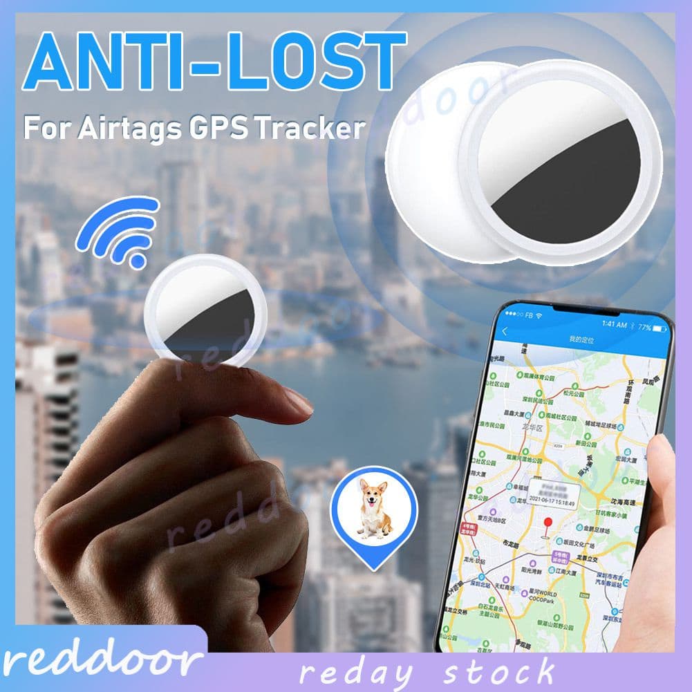 Mini Rastreador Gps Localizador Inteligente Chave Do Carro Para Airtags Crianças Animais de Estimação Posicionamento reddoor