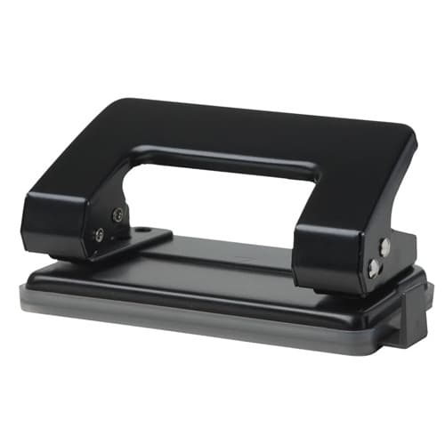 Perfurador Manual De Papel Furo Duplo Preto Até 10 Folhas Perfurador de Encadernação