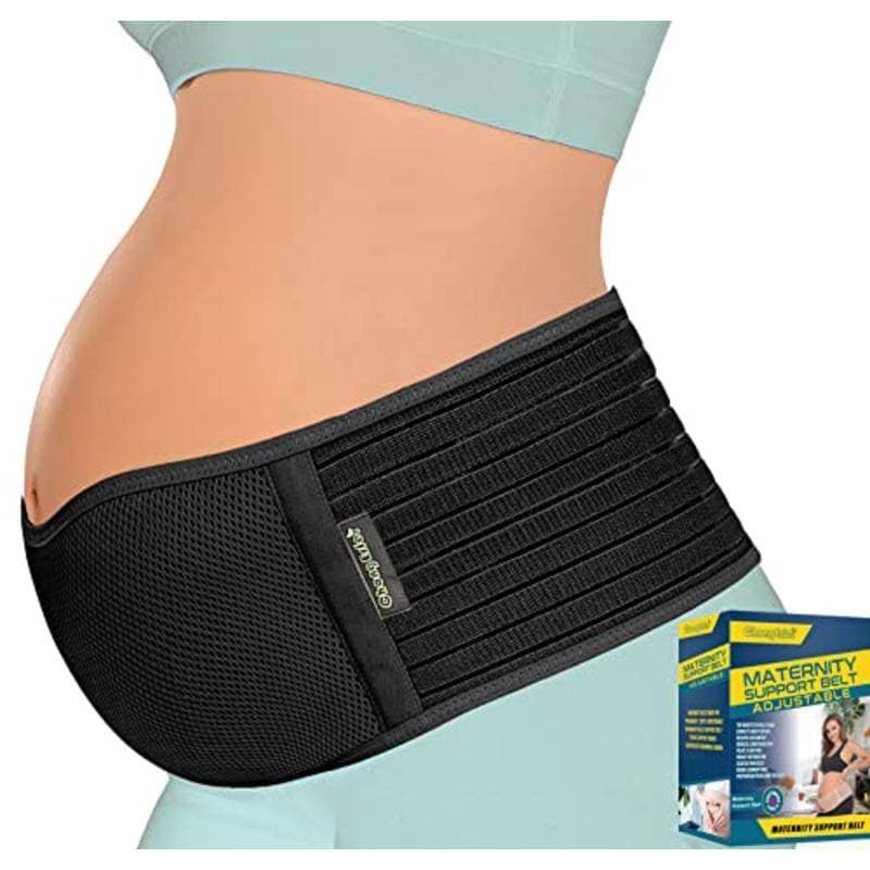 Gravidez Belly Support Band Cinto de maternidade Cinto de barriga para gravidez Cinto de apoio de maternidade ajustável para abdômen, pélvica, cintura e dor nas costas