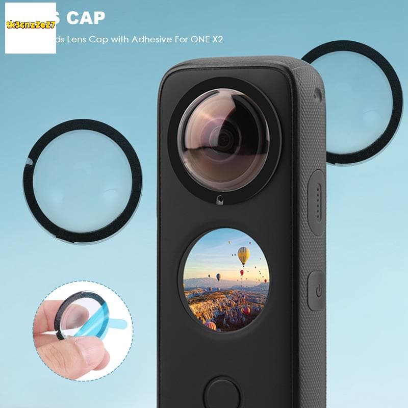 Protetores De Lentes Câmera Corporal Protetor Kits De Capa Com Adesivo Para Insta 360 ONE X2