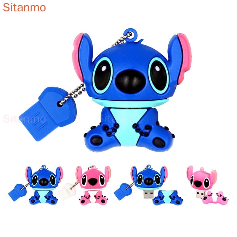 Pendrive Stilboy Cartoon 128GB 1GB 2TB Silicone Azul USB 1TB 64GB 32GB 16GB 1GB 8GB USB 2.0