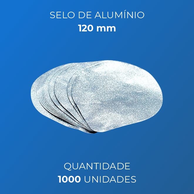 Selos Alumínio 120mm Para Potes, Pacote Com 1000 Un.
