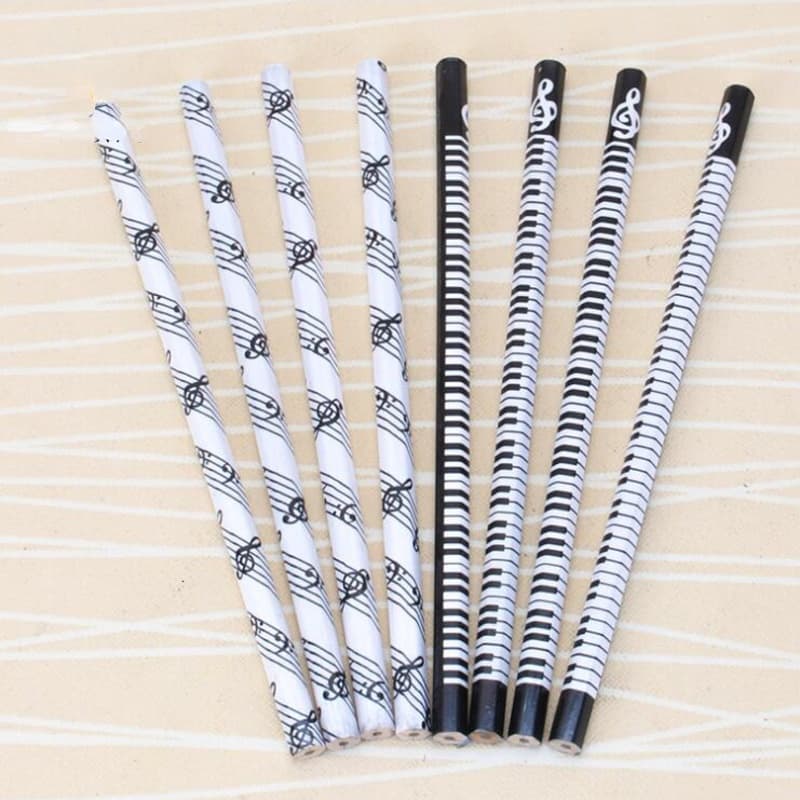 Lápis Musical De 5 Peças Redondo Padrão