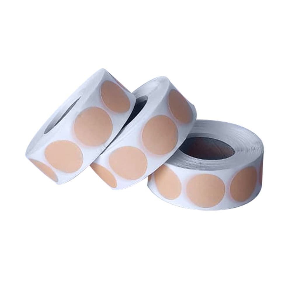 Obreia Adesiva 25mm - Rolo c/ 1000 unidades Creme