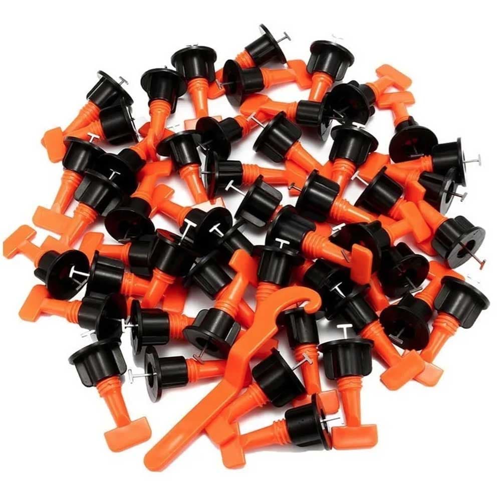 Nivelador Espaçador Reutilizável Pisos Porcelanato 50UN