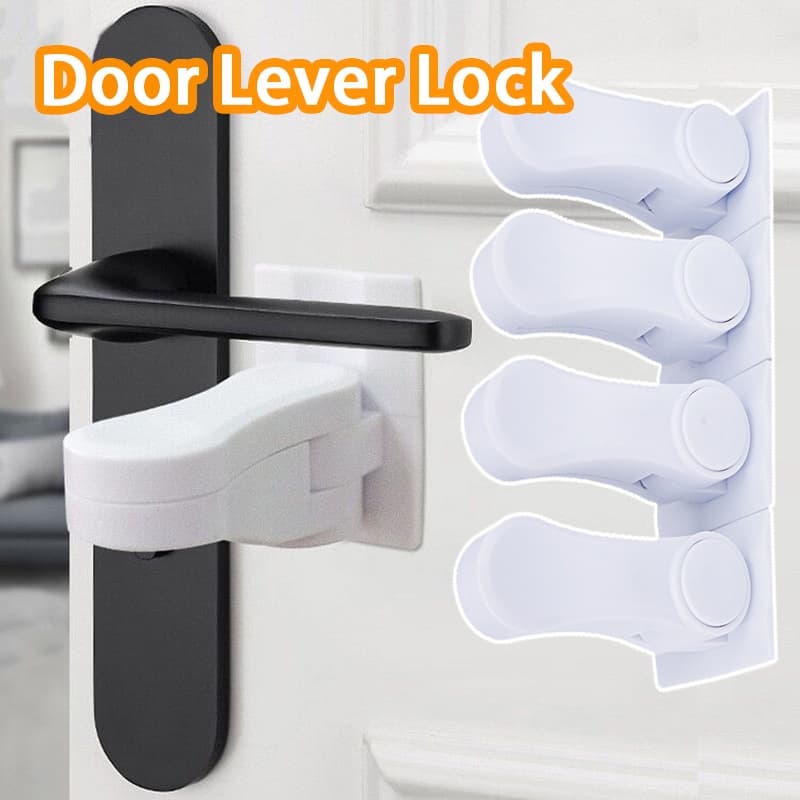 Trava De Segurança ABS Universal Para Bebês Crianças Animais De Estimação Dispositivo De Proteção Da Maçaneta Anti-Aberto Profissional Fechaduras De