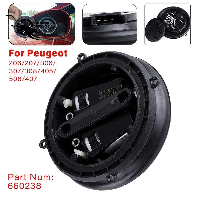 660246 Atuador De Motor De Espelho Retrovisor Dobrável Lateral Do Carro Para Peugeot 307 308 408 Citroen C5 C4 T7 08 C-T