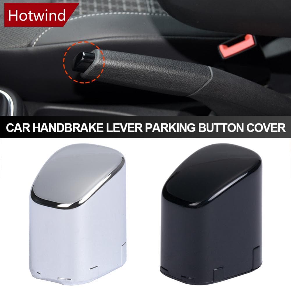 Alavanca Do Freio De Mão Carro Tampa Botão De Estacionamento Cromado Decoração Shell Car Styling Accessorie