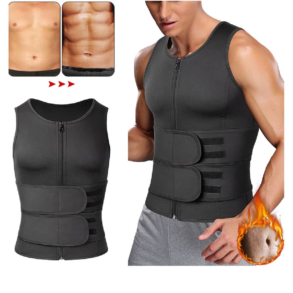 Cinta Colete Camisa Sauna Shaper Emagrecimento Postura Queima Barriga Corporal