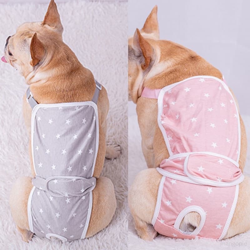 Calção Fisiológico Para Cachorro Quente Rompers Ajustável Roupa Íntima Feminina Pet Fisiológica Com Alça