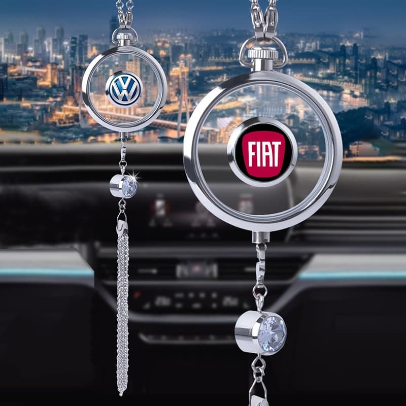 Acessórios para pingente de perfume de carro decorações em cadeia de aromaterapia FBFX