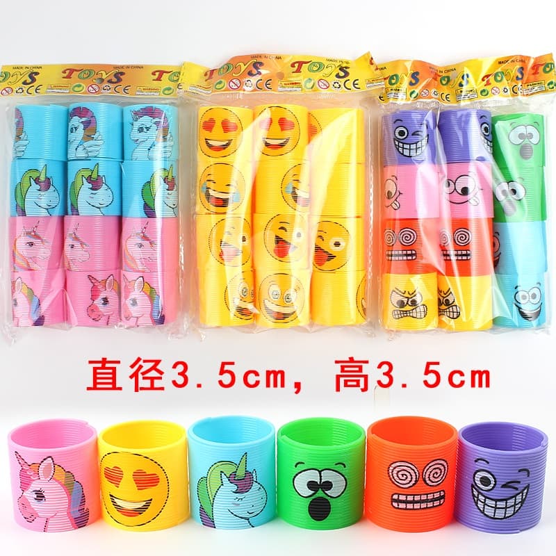 1 Smiley Face Spring Rainbow Circle Unicorn Criativo Brinquedos Educativos Infantis Mágicos Pequenos Atacado