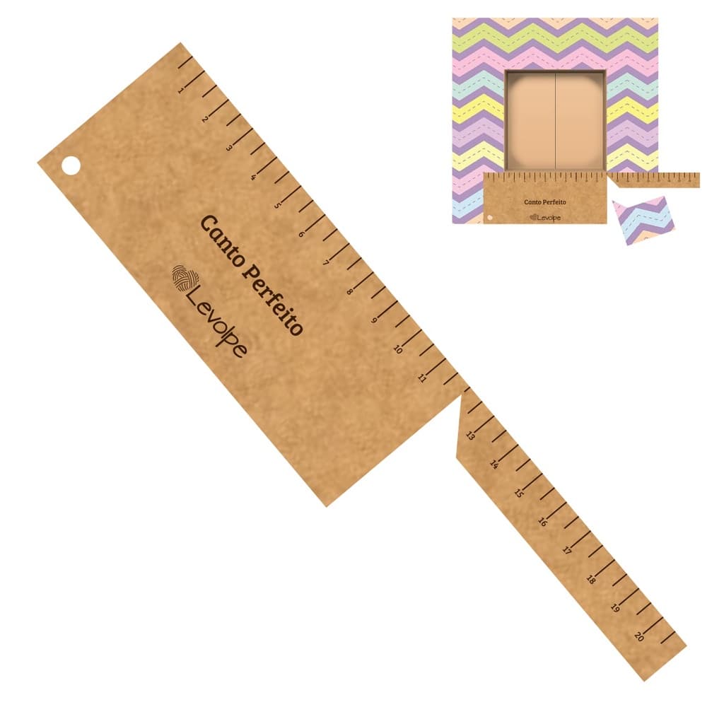 RÉGUA GABARITO CANTO PERFEITO EM MDF