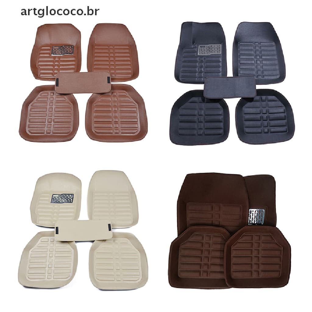 Artglococo 5pcs Tapetes De Piso Automático Pés Carpetes Estilo De Carro Para Duster Premium Full Set .