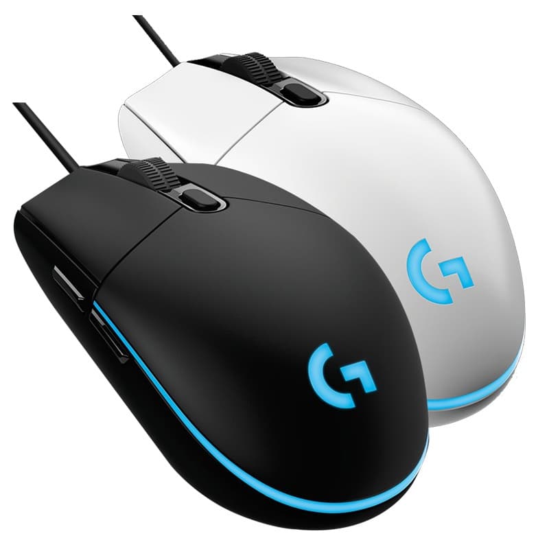 Logitech G102 Lightsync Rato De Jogos Com Fio Luz De Fundo Mecânica Botão Glare Mouse Macro Laptop USB Home Office