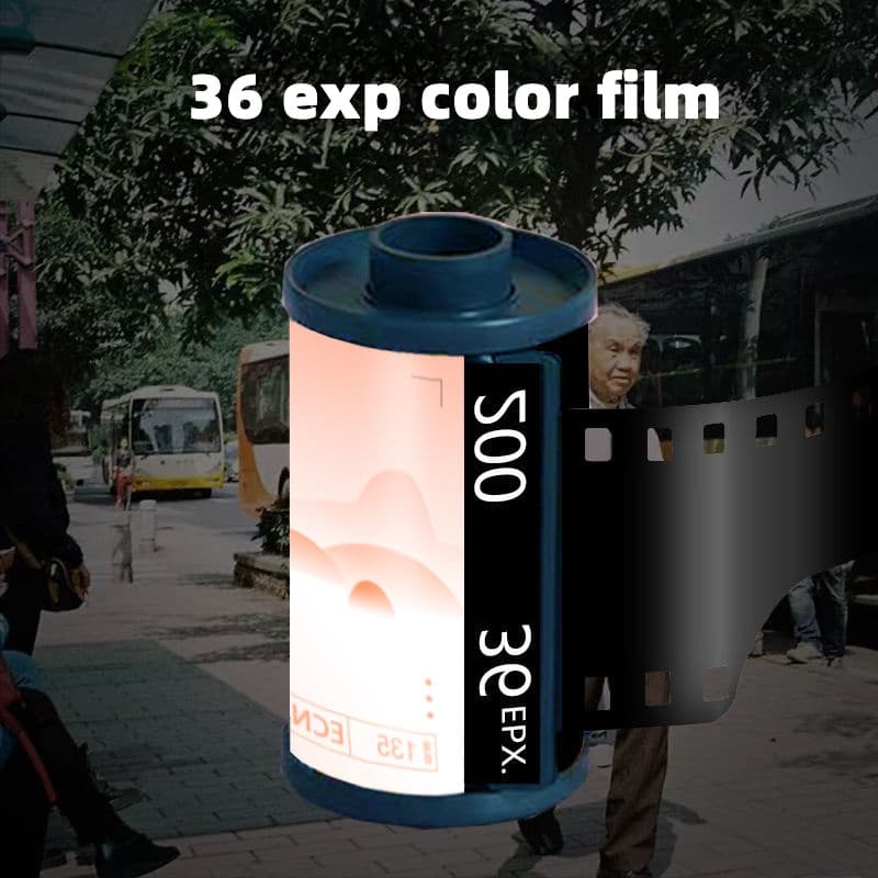 135 Película Colorida Negativa De 35mm Rolo De Câmera Burra Preta E Branca 36exp
