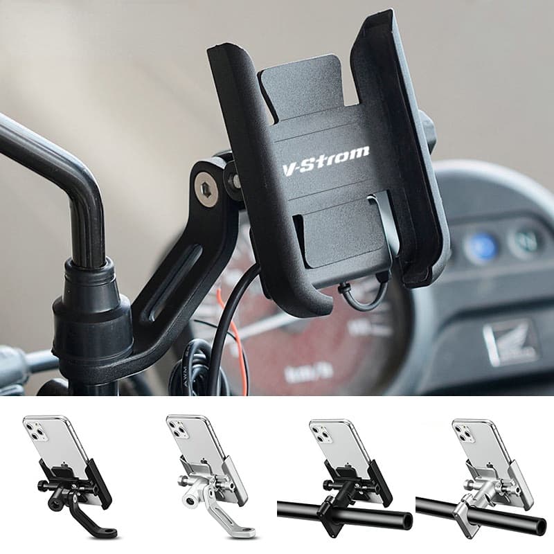 Para SUZUKI VSTROM DL 250 650 1000 V-Strom 650/XT 1000 Acessórios Motocicletas Suporte Telefone Celular GPS