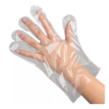 Luva Descartável Plástica Descarpack 100un