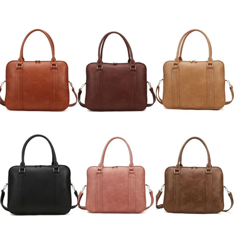 Pasta Notebook Executiva Bolsa Maleta Feminina Transversal Várias Cores Alta Quaridade Reforçada