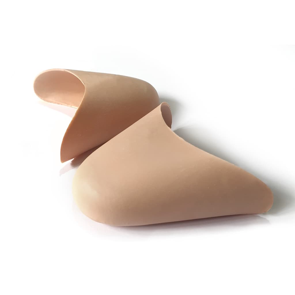 Ponteira de Gel Silicone para Ballet Balé Sapatilha de Ponta Par