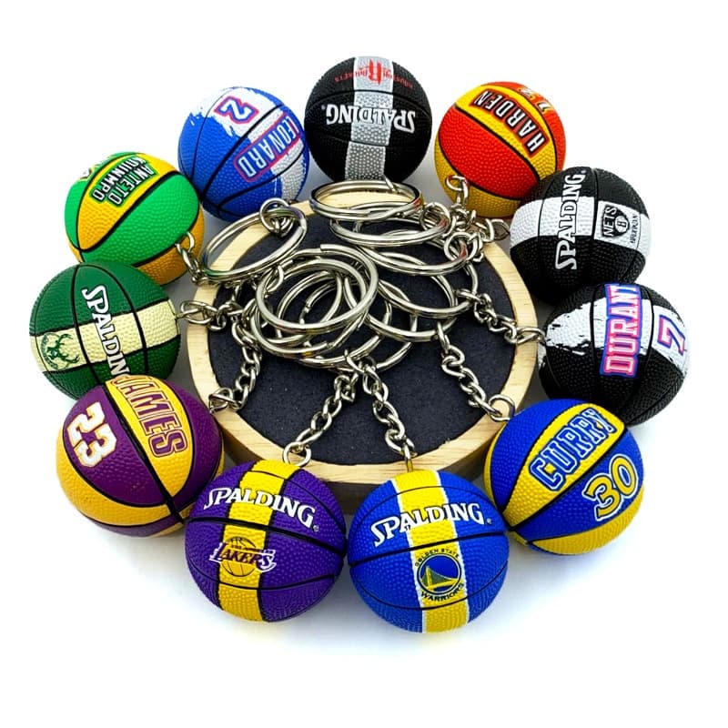 Basketball Keychain with Pendant James Kobe Curry Irving Durant Nba Peripheral/Jewelry/Souvenir In Stock CX