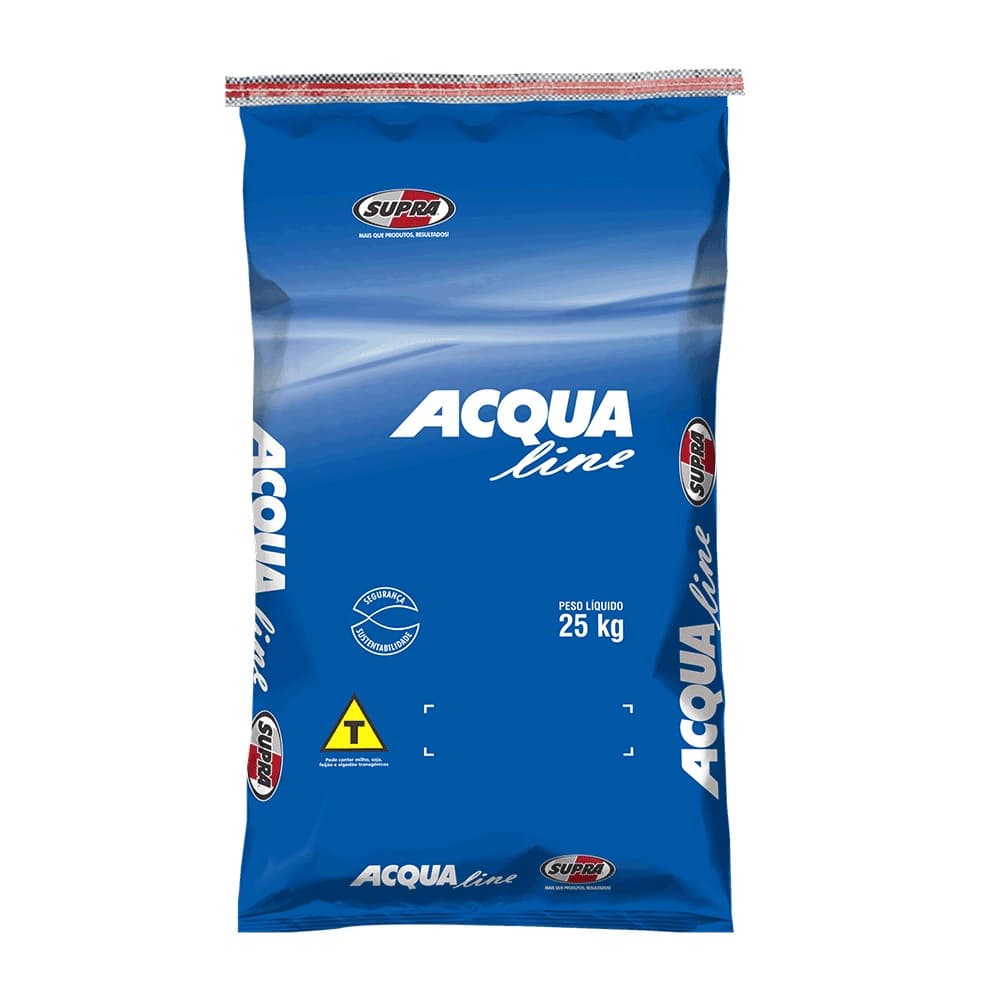 Ração Peixes 32% 05mm Acqua Fish 25kg Supra