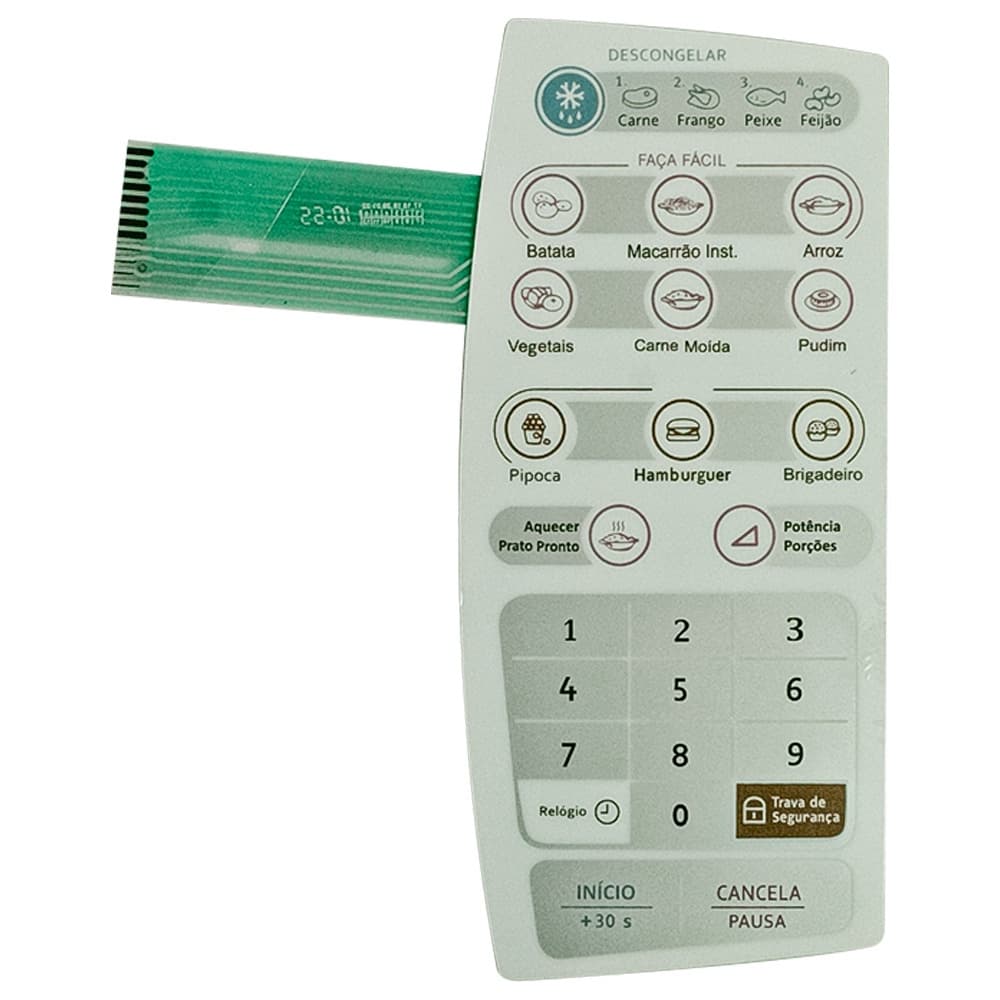 Membrana Teclado Microondas Electrolux MEF28