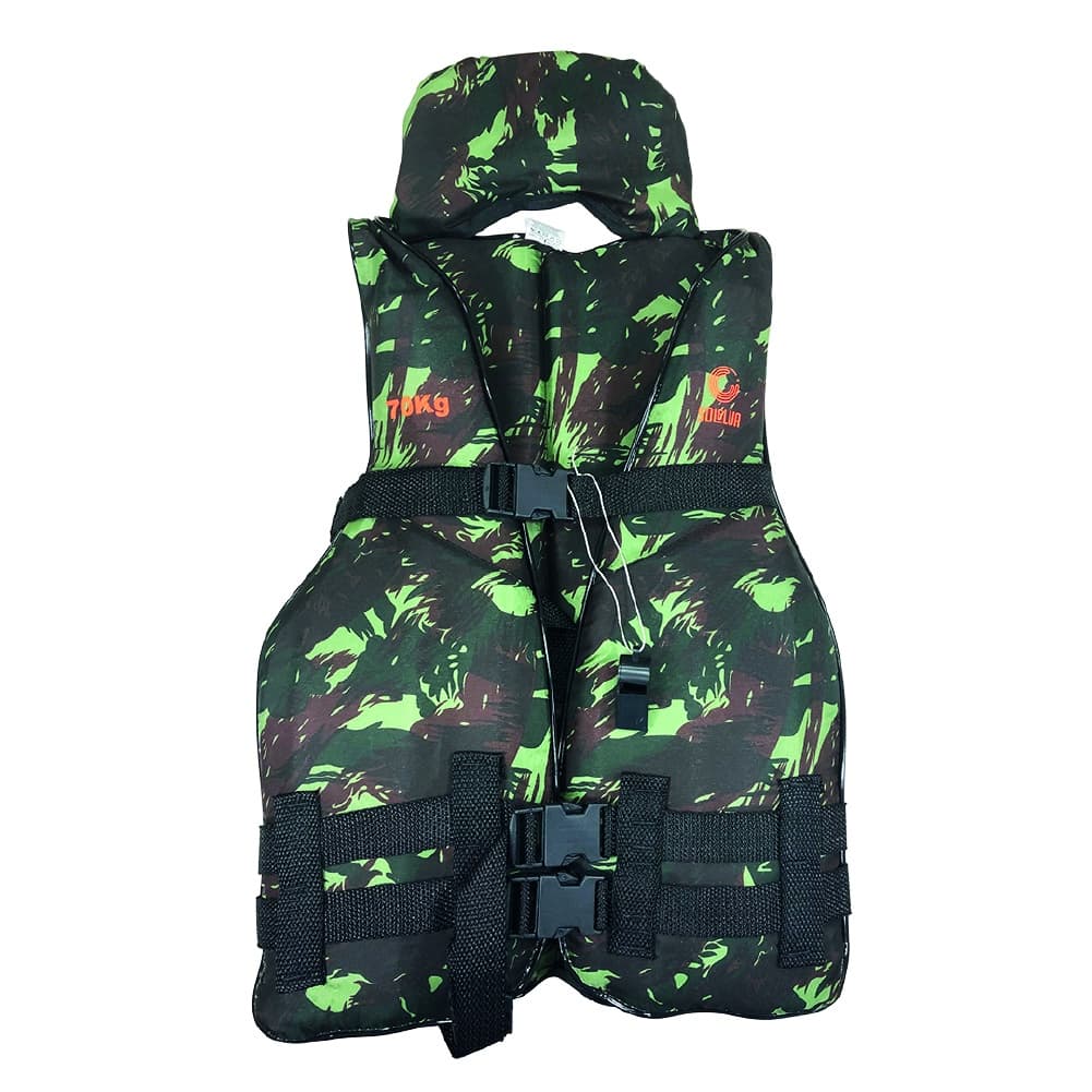 Colete Salva Vidas Boia Pesca Esportivo Camuflado de 60 até 135kgs