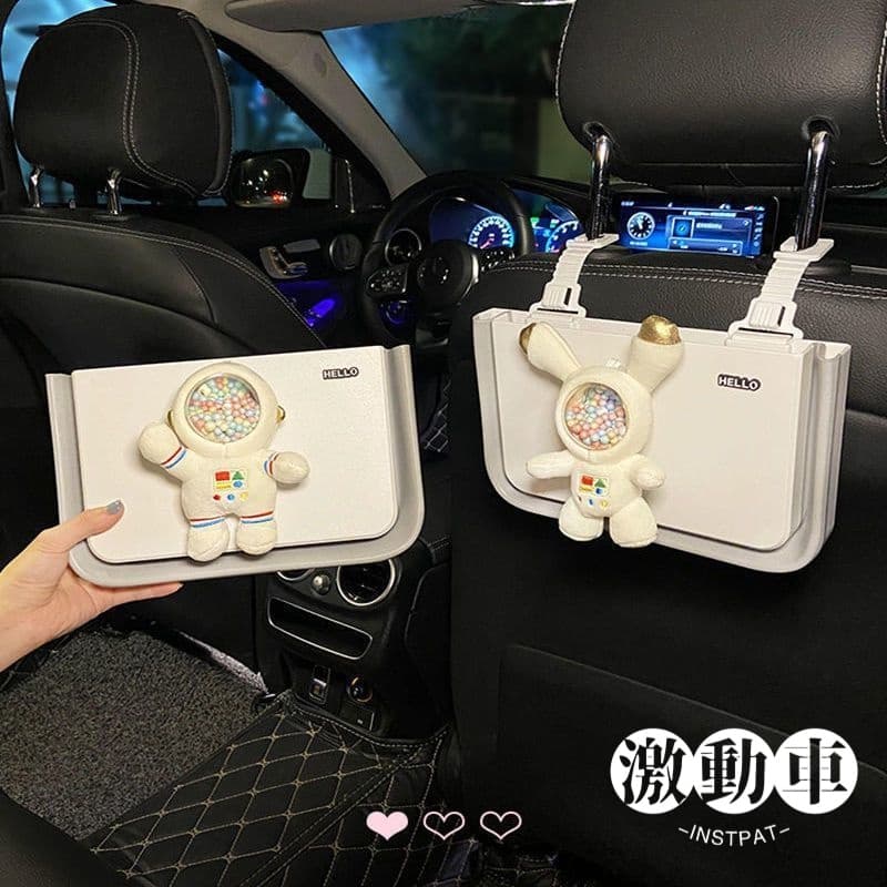 [Armazenamento De carros] Lata de Lixo Lata de Lixo Interior Lata de Lixo Interior Armazenamento de Carros Assento Traseiro Lindo Cartoon Pendurado Diversos Armazenamento de Carros Lata de Lixo Armazenamento de Carros Decoração de Carros