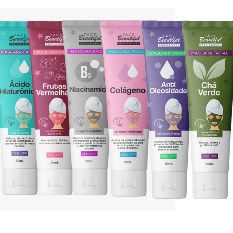 Máscara Facial Peel Off  Face Beautiful Skin Care Limpeza