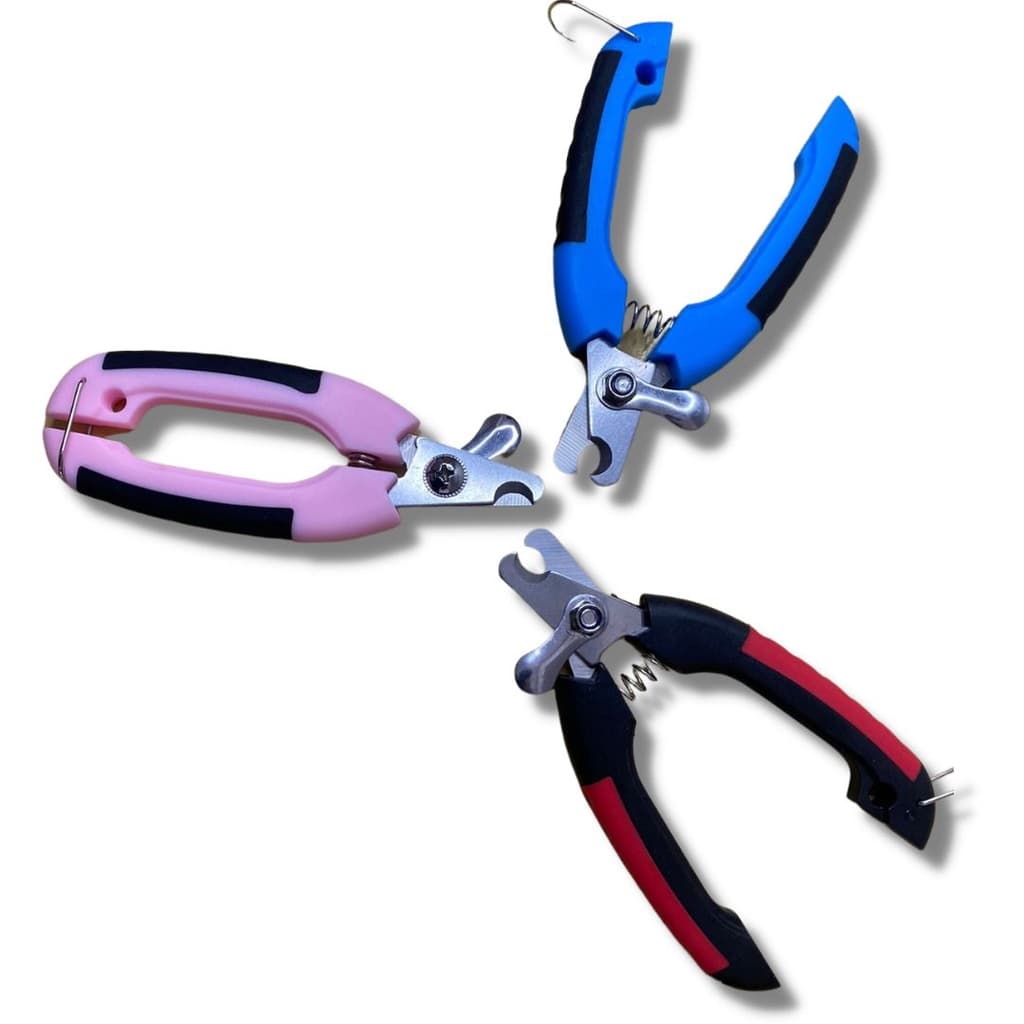 Cortador de Unha Alicate Pet para Cachorro Gato Pet com Trava de Segurança Colorido