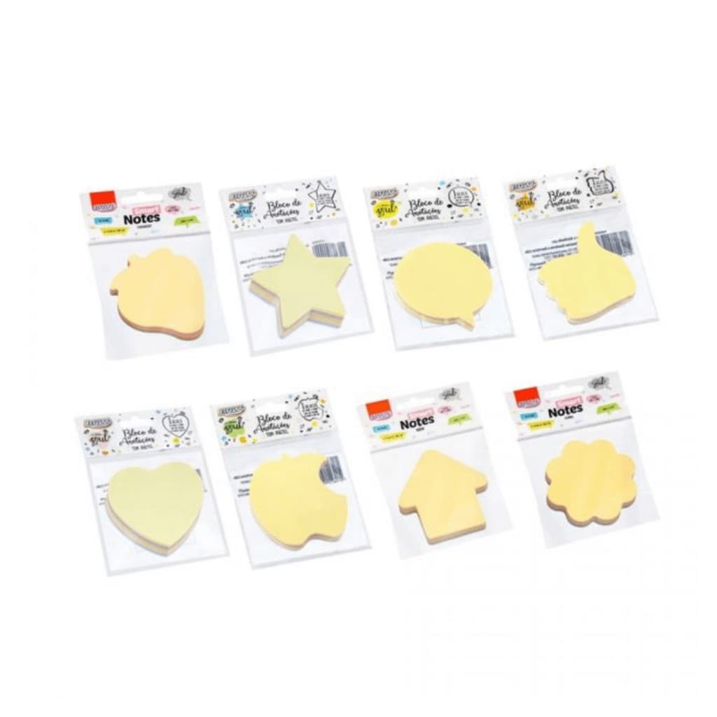 Bloco Adesivo BRW Smart Notes Pastel 70x70mm 100 Folhas