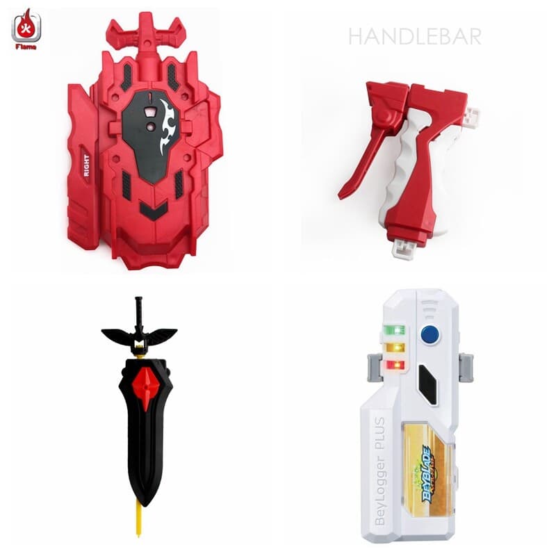 Solong4u Piões Burst Music Beylogger Launcher Grips E Brinquedos De Gatilho Para Crianças