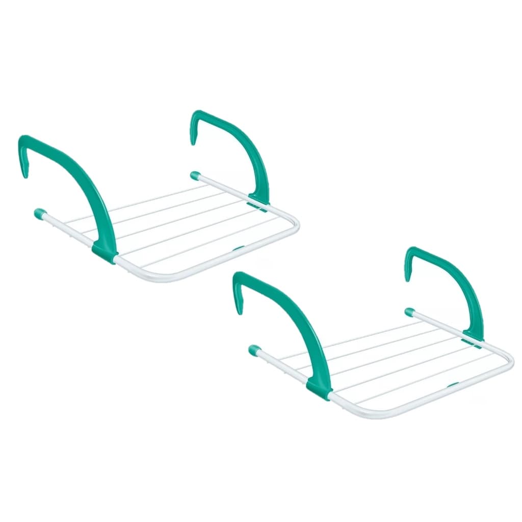 Kit 2 Varal Portátil Apartamento Retrátil Janela e Parede