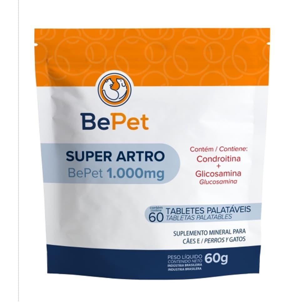 Condroitina Regenerador Articular Super Artro 1000mg 60 Comp